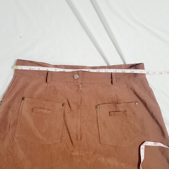 Marie Claire Brown Short Skirt - Picture 11 of 13